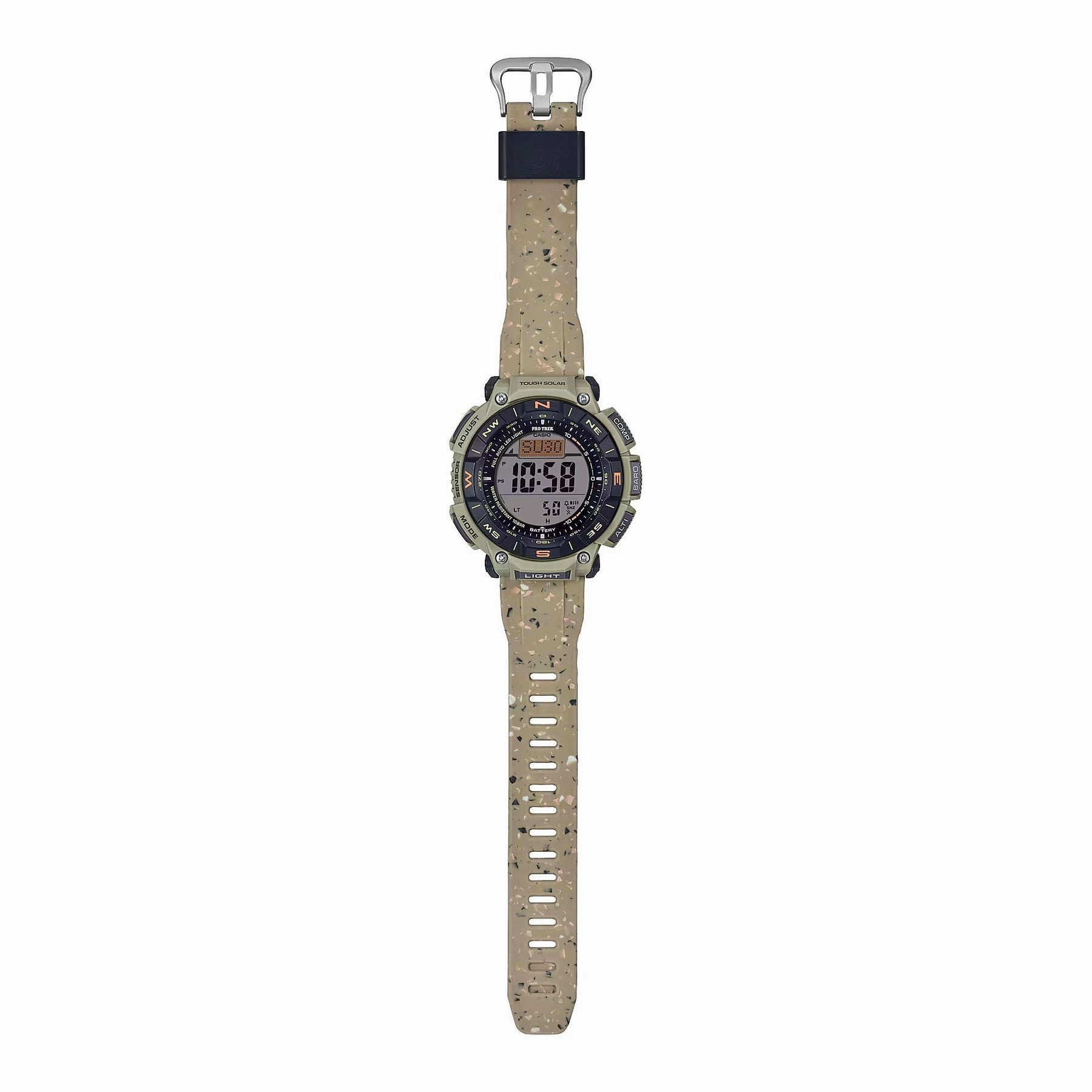 Casio PRO TREK Eco-Friendly Edition with Dual-Layer Display and Recycled Resin Strap PRG340SC-5D