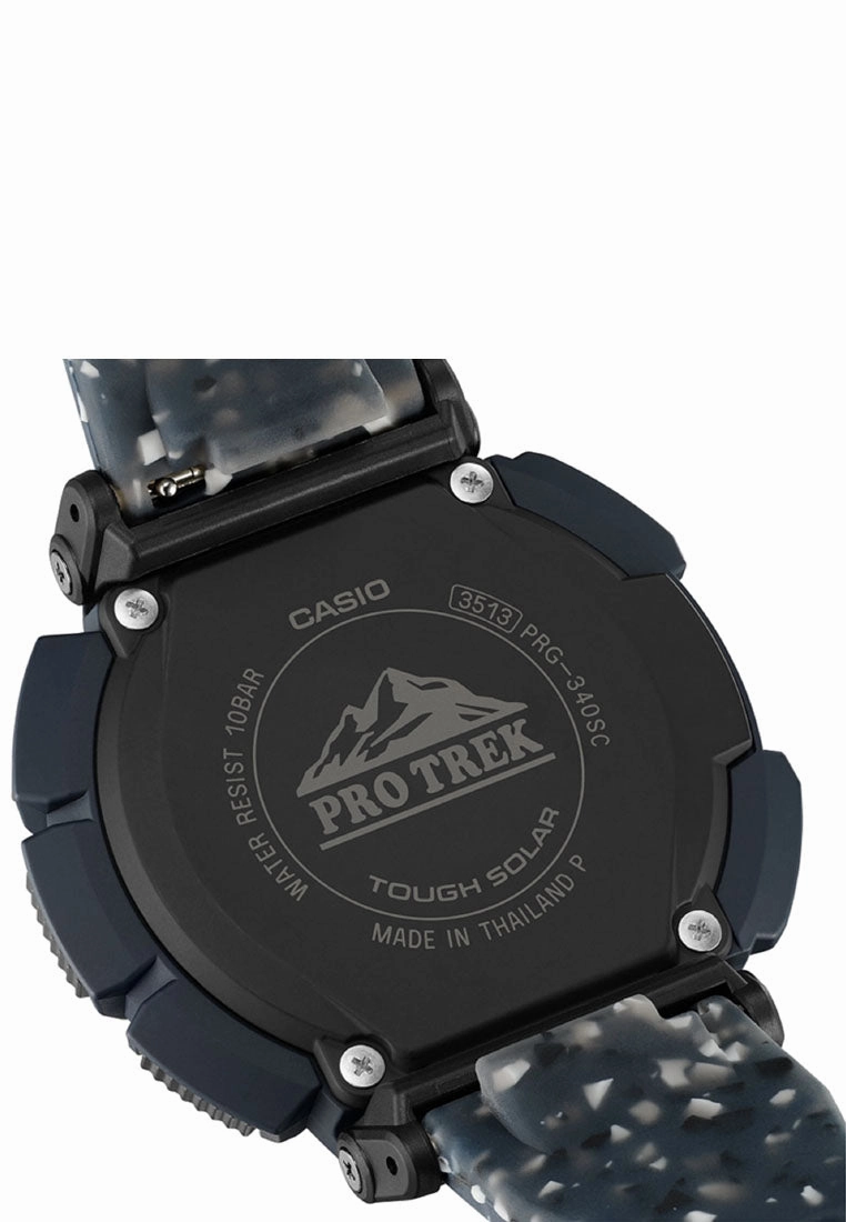 Casio Pro Trek PRG-340SC-2DR Digital Rubber Strap Solar Watch for Men