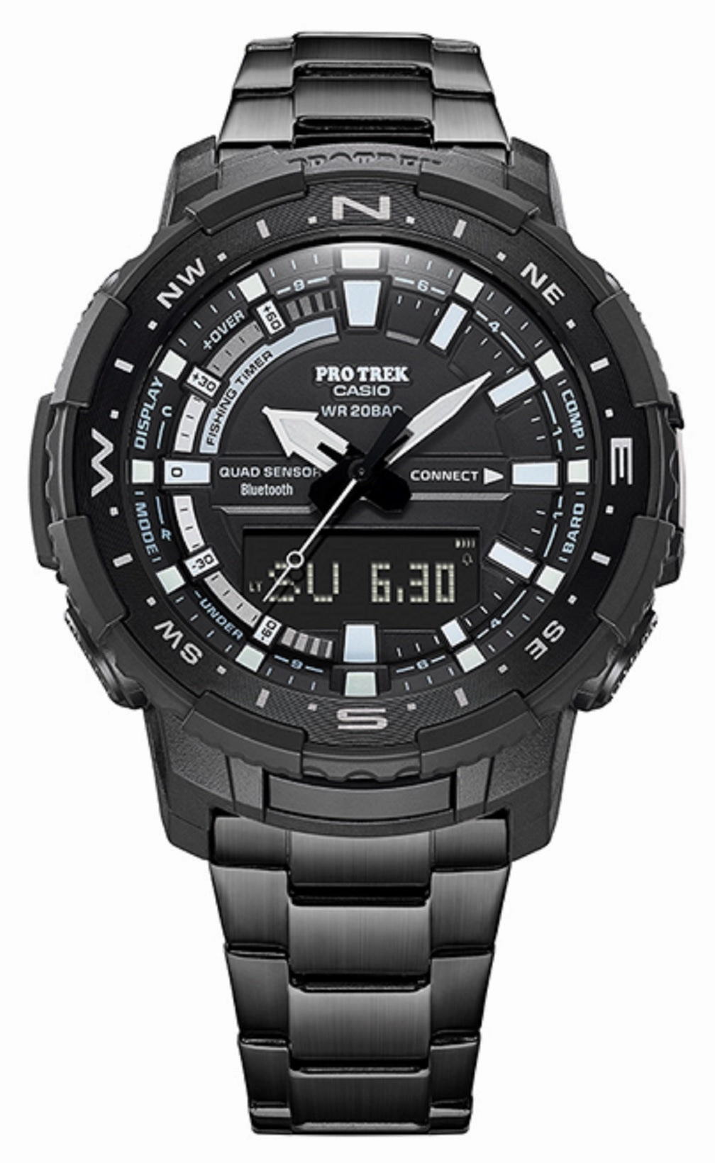Casio Pro Trek PRT-B70YT-1DR Bluetooth Digital Analog Smart Watch for Men