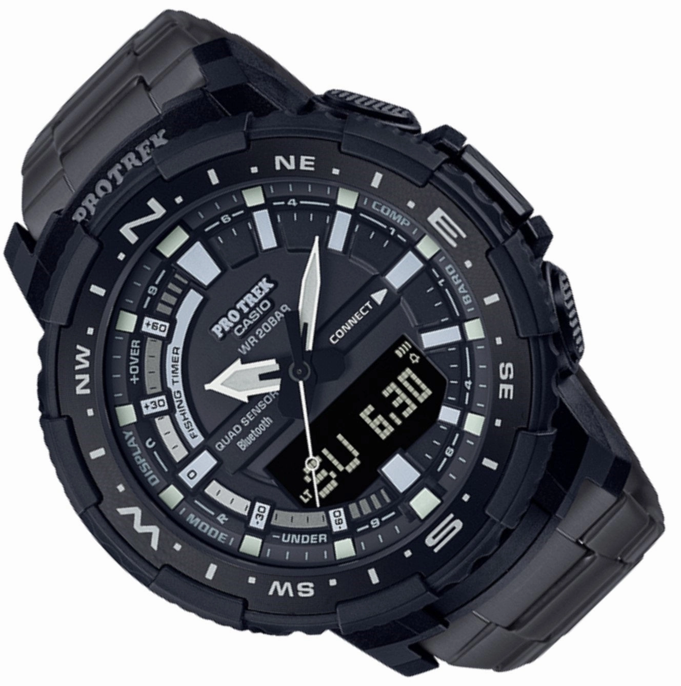 Casio Pro Trek PRT-B70YT-1DR Bluetooth Digital Analog Smart Watch for Men