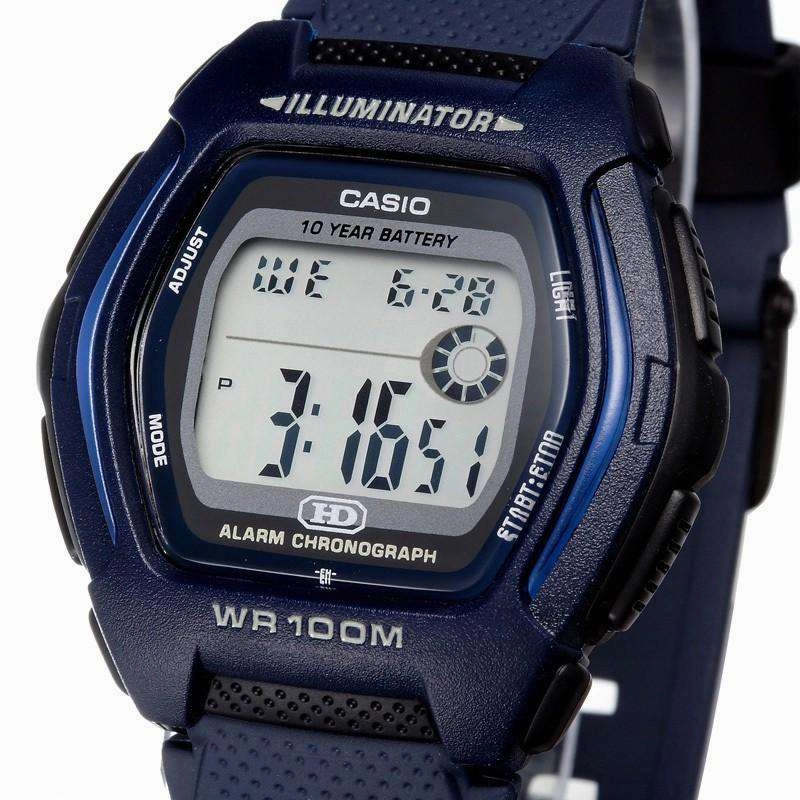Casio Standard HDD-600C-2A Blue Resin Strap Watch for Men