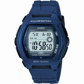Casio Standard HDD-600C-2A Blue Resin Strap Watch for Men