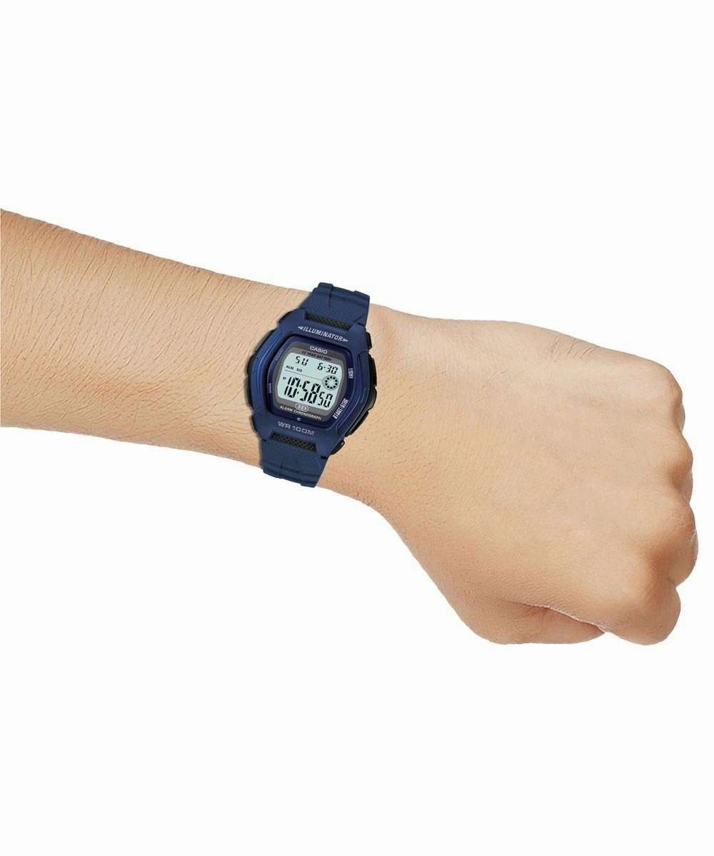 Casio Standard HDD-600C-2A Blue Resin Strap Watch for Men