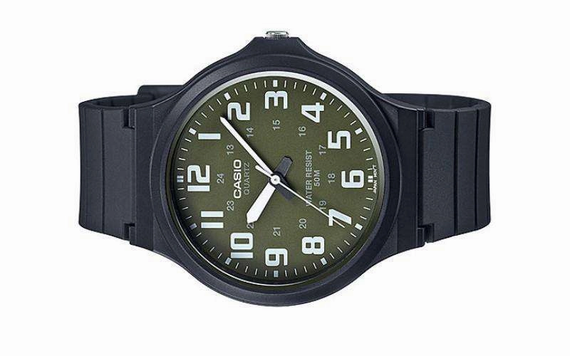 Casio Standard MW-240-3BVDF  Black Resin Strap Unisex Watch