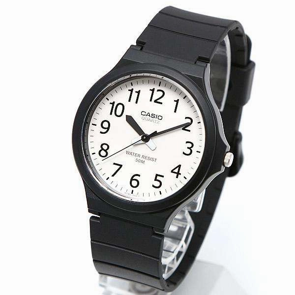 Casio Standard MW-240-7BVDF Black Resin Strap Unisex  Watch