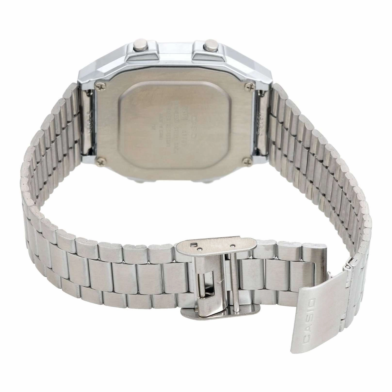 Casio Vintage A178WA-1A Silver Stainless Steel Watch Unisex