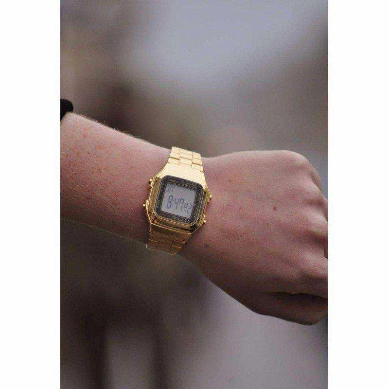 Casio Vintage A178WGA-1A Gold Plated Watch For Men and Women