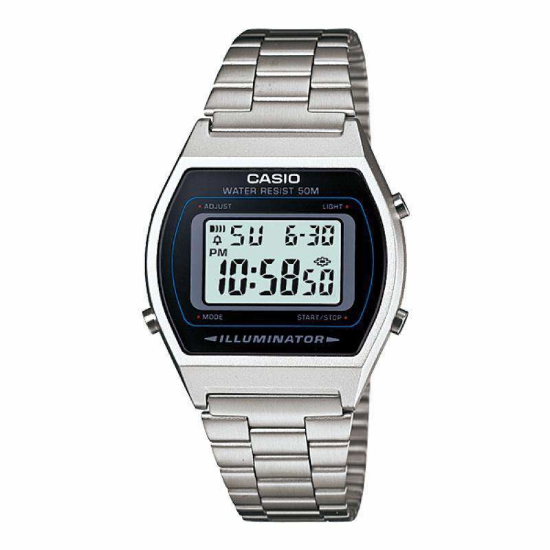 Casio Vintage B640WD-1A Silver Stainless Watch for Men and Women