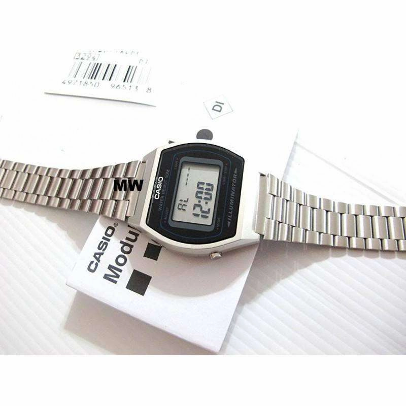 Casio Vintage B640WD-1A Silver Stainless Watch for Men and Women