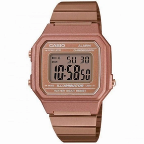 Casio Vintage B650WC-5A Rose Gold Watch for Men and Women