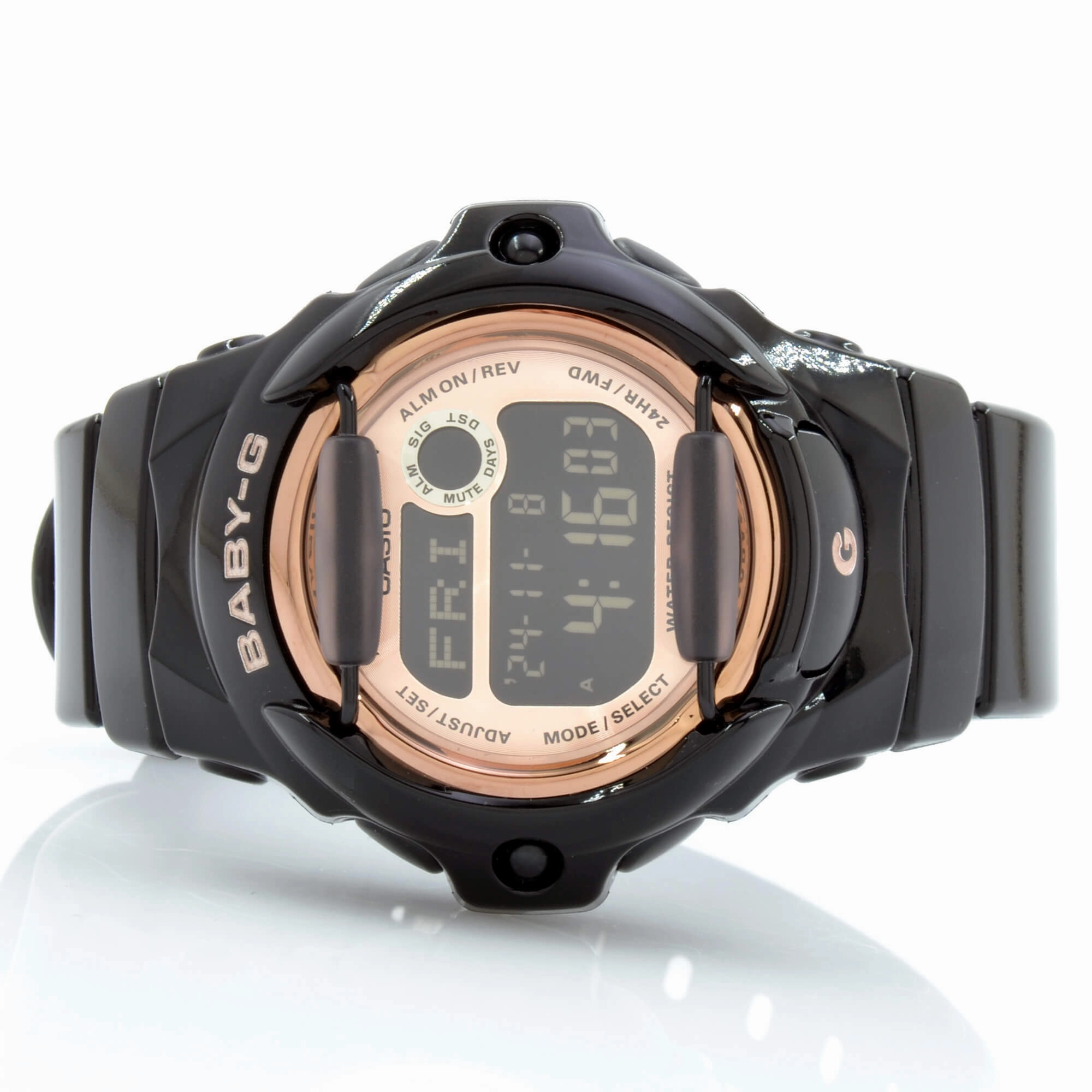 Casio Women's Alarm Watch - Baby-G Quartz Resin Strap Digital Dial | BG169G-1
