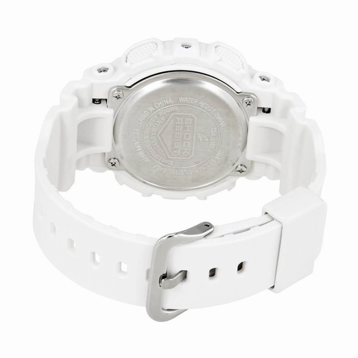 Casio Women's Ana-Digi Watch - G-Shock Rose Gold Dial Dive | GMAS120MF-7A2
