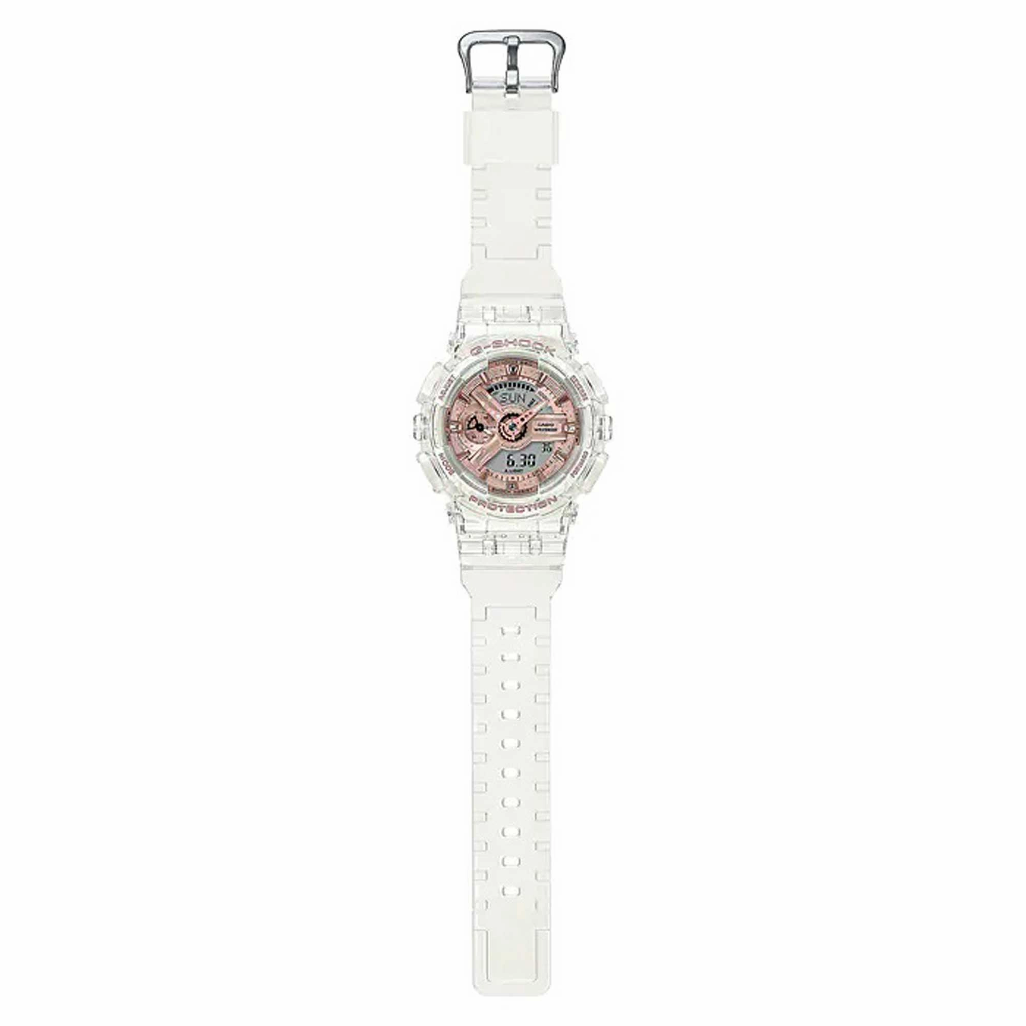 Casio Women's Watch - G-Shock Ana-Digi Dial Translucent Resin Strap | GMAS110SR-7A