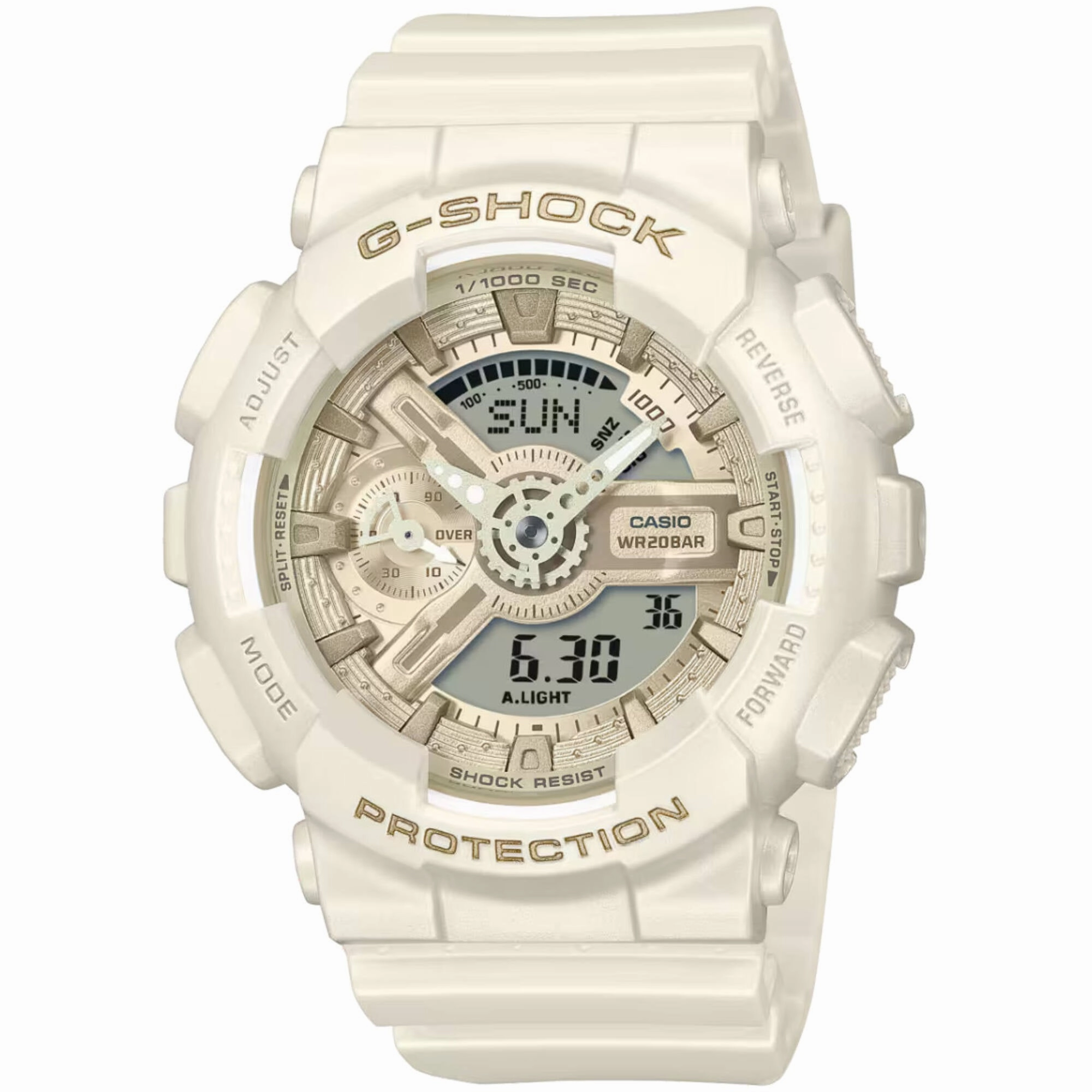 Casio Women's Watch - G-Shock Analog-Digital Dial Pearl Strap | GMAS110ST-7A