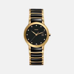 Centrix Women Quartz Black Dial Analog Stainless Steel Watch R30528762
