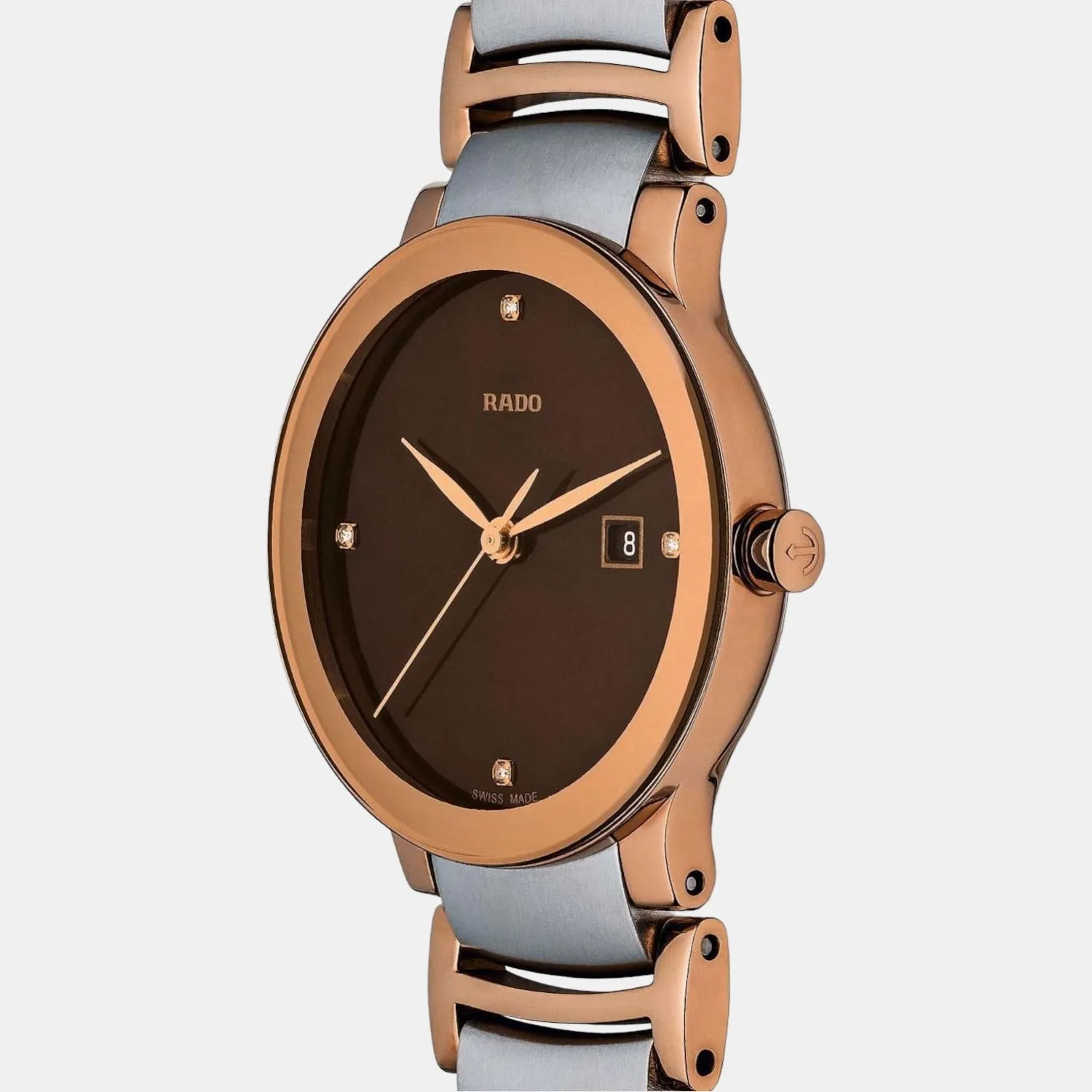 Centrix Women Quartz Brown Dial Analog Stainless Steel Watch R30555743