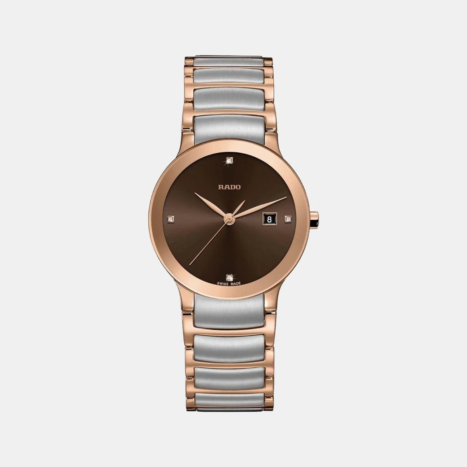 Centrix Women Quartz Brown Dial Analog Stainless Steel Watch R30555743