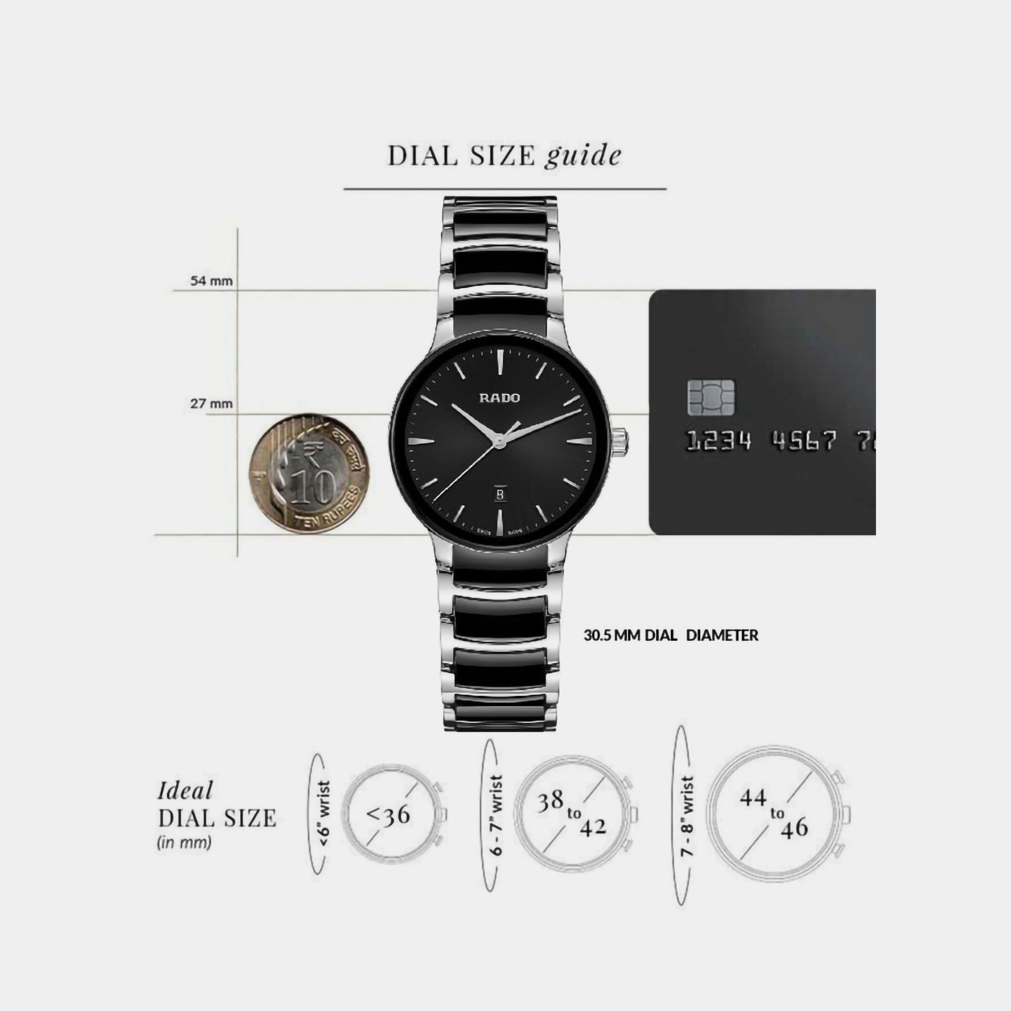 Centrix Women Black Analog Ceramic Watch R30026152
