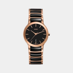 Centrix Women Quartz Black Dial Analog Stainless Steel Watch R30555172