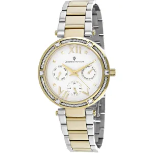 Christian Van Sant Women's Watch - Sienna White Dial Rose Gold Bracelet | CV1823