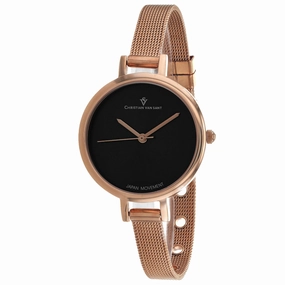Christian Van Sant Women's Black dial Watch