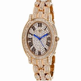 Christian Van Sant Women's Watch - Amore Quartz Rose Gold Dial Bracelet | CV7232