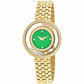 Christian Van Sant Women's Watch - Gracieuse Quartz Yellow Gold Bracelet | CV4834