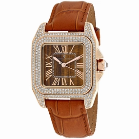 Christian Van Sant Women's Watch - Radieuse Quartz Yellow and Brown Dial | CV4423