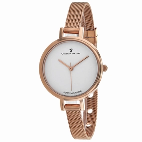 Christian Van Sant Women's White dial Watch