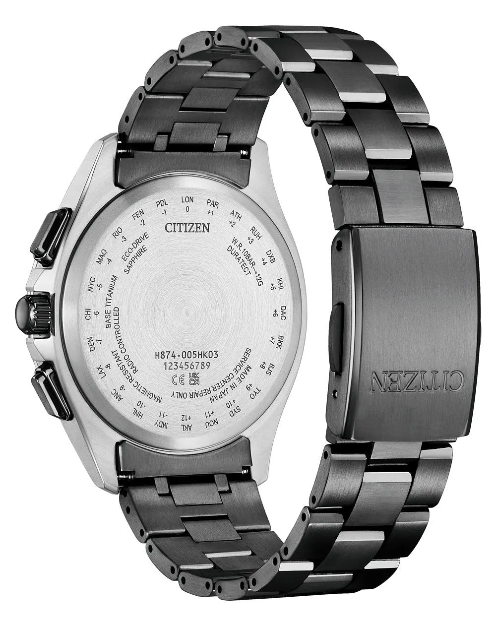 Citizen Attesa Radio Controlled Eco-Drive Titanium Watch BY1007-60L