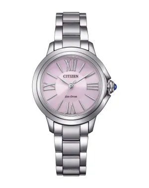 Citizen Eco-Drive L Ceci Steel Pink Dial Watch EM1160-58X