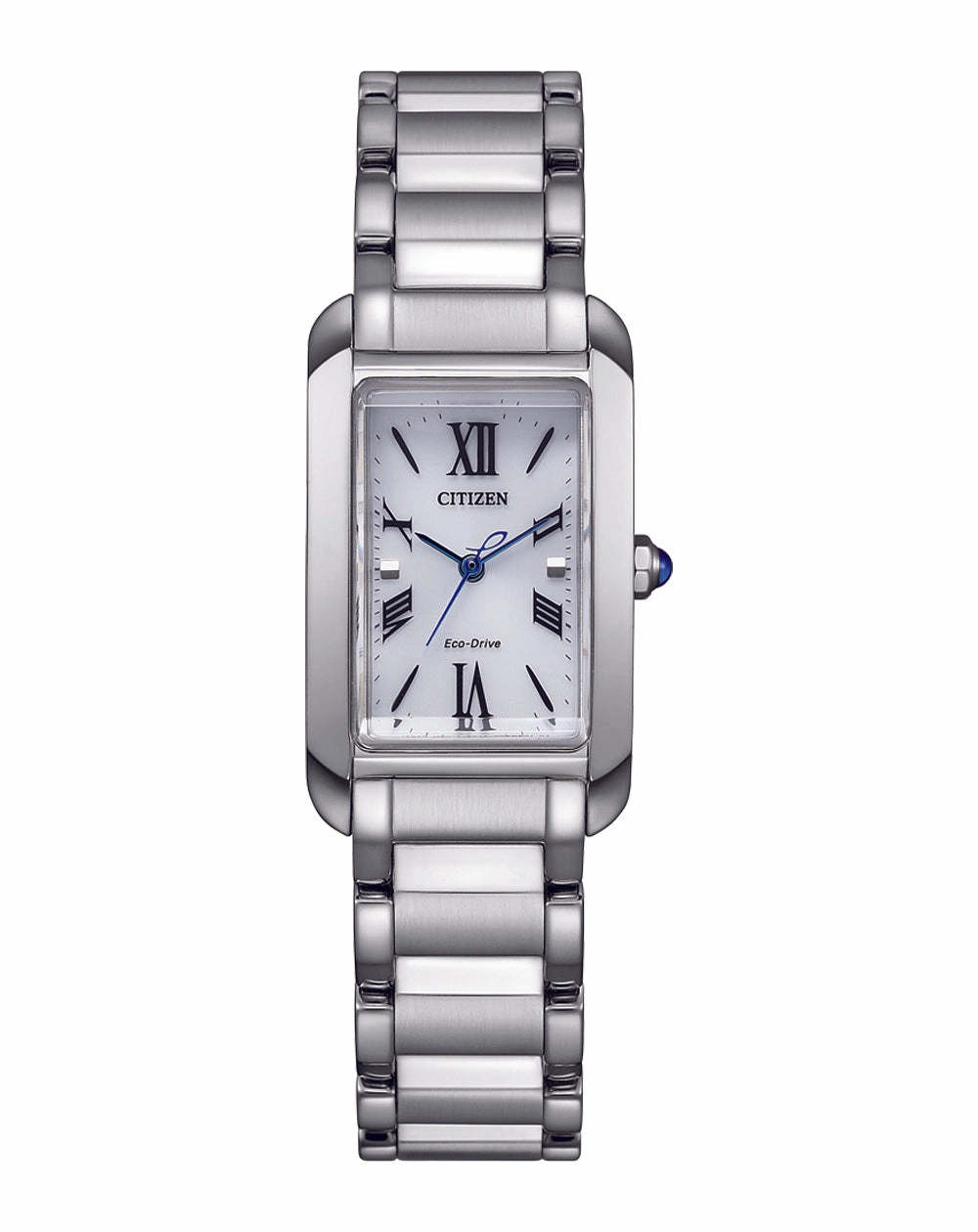 Citizen Eco-Drive L White Dial Stainless Steel Watch EW5620-55A