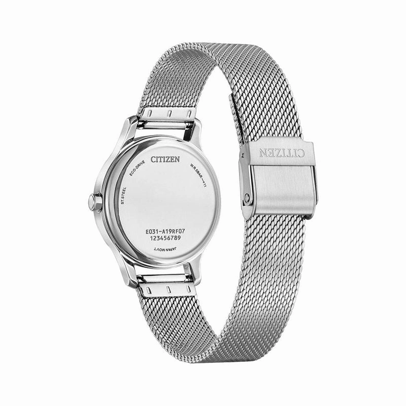 Citizen Eco-Drive Pink Dial MOP Watch