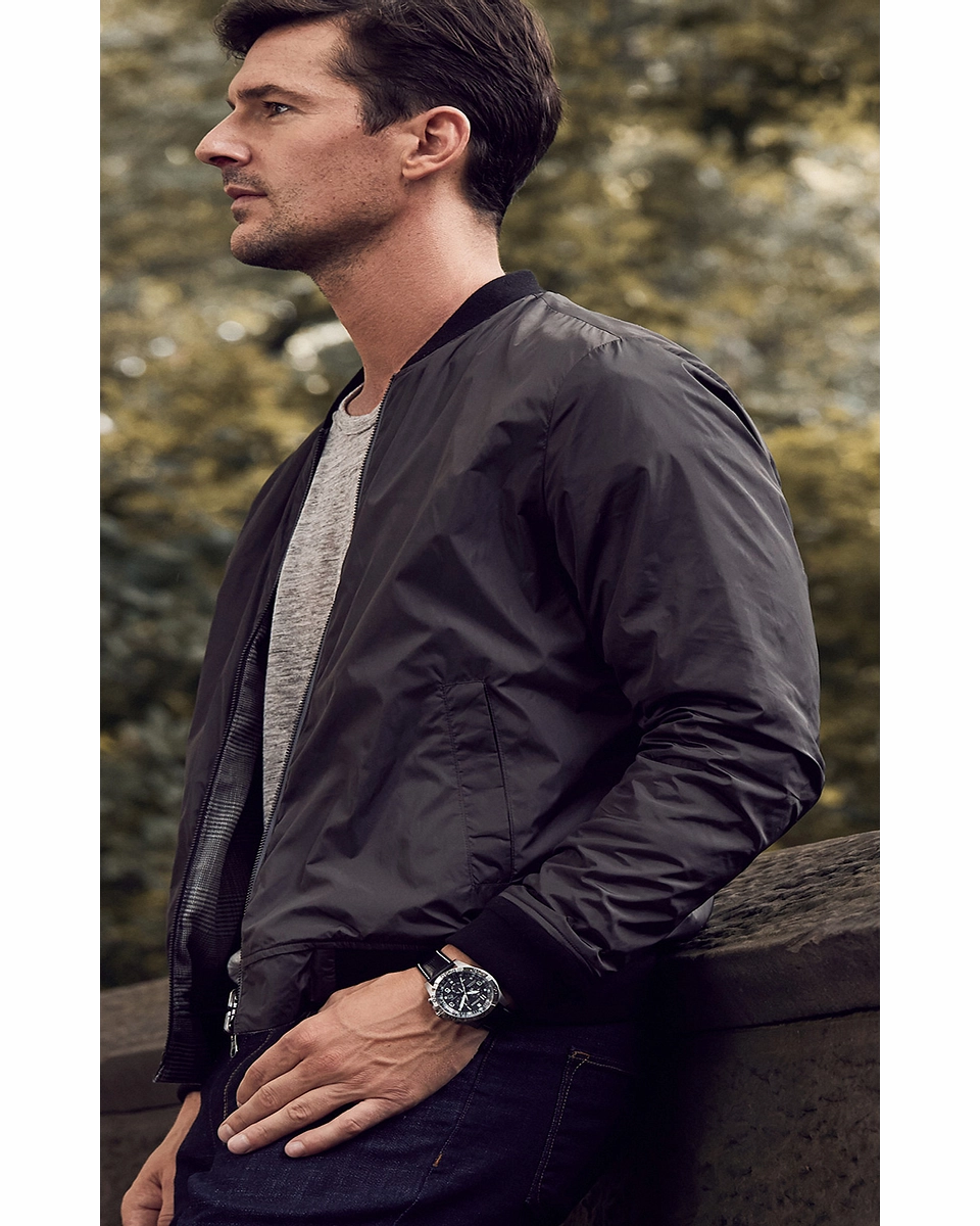 Citizen Leather Grey Dial Men's Watch