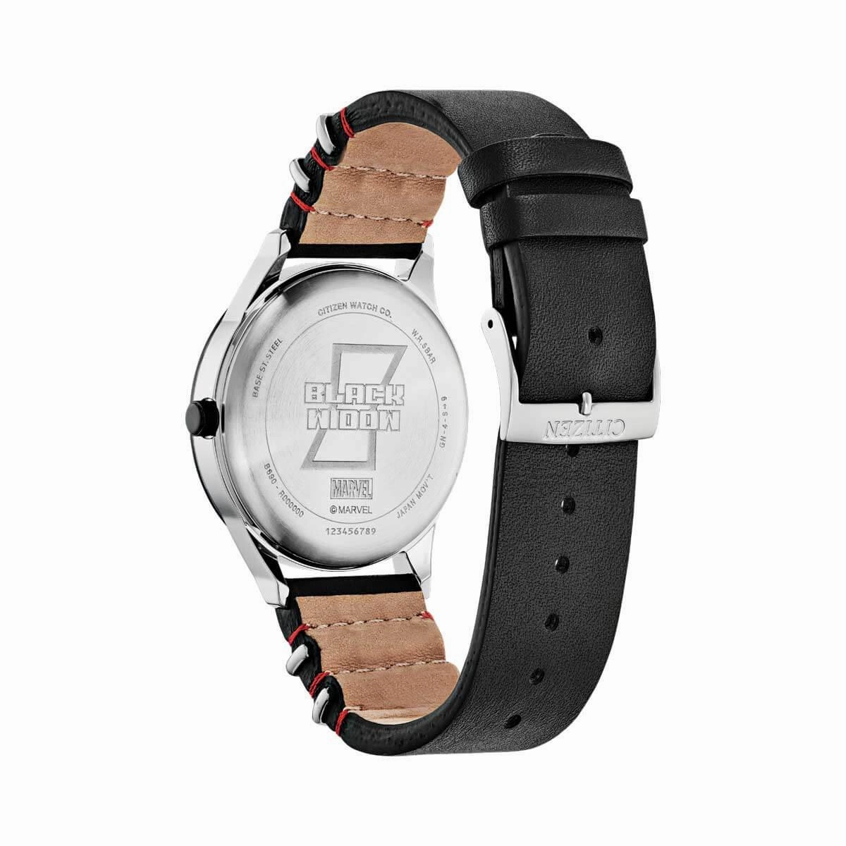 Citizen Men's Eco-Drive Watch - Marvel Black Widow Black Dial Strap | BV1138-01W