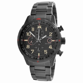 Citizen Men's Watch - Chronograph Power Reserve Grey Steel Bracelet | CA0797-84E