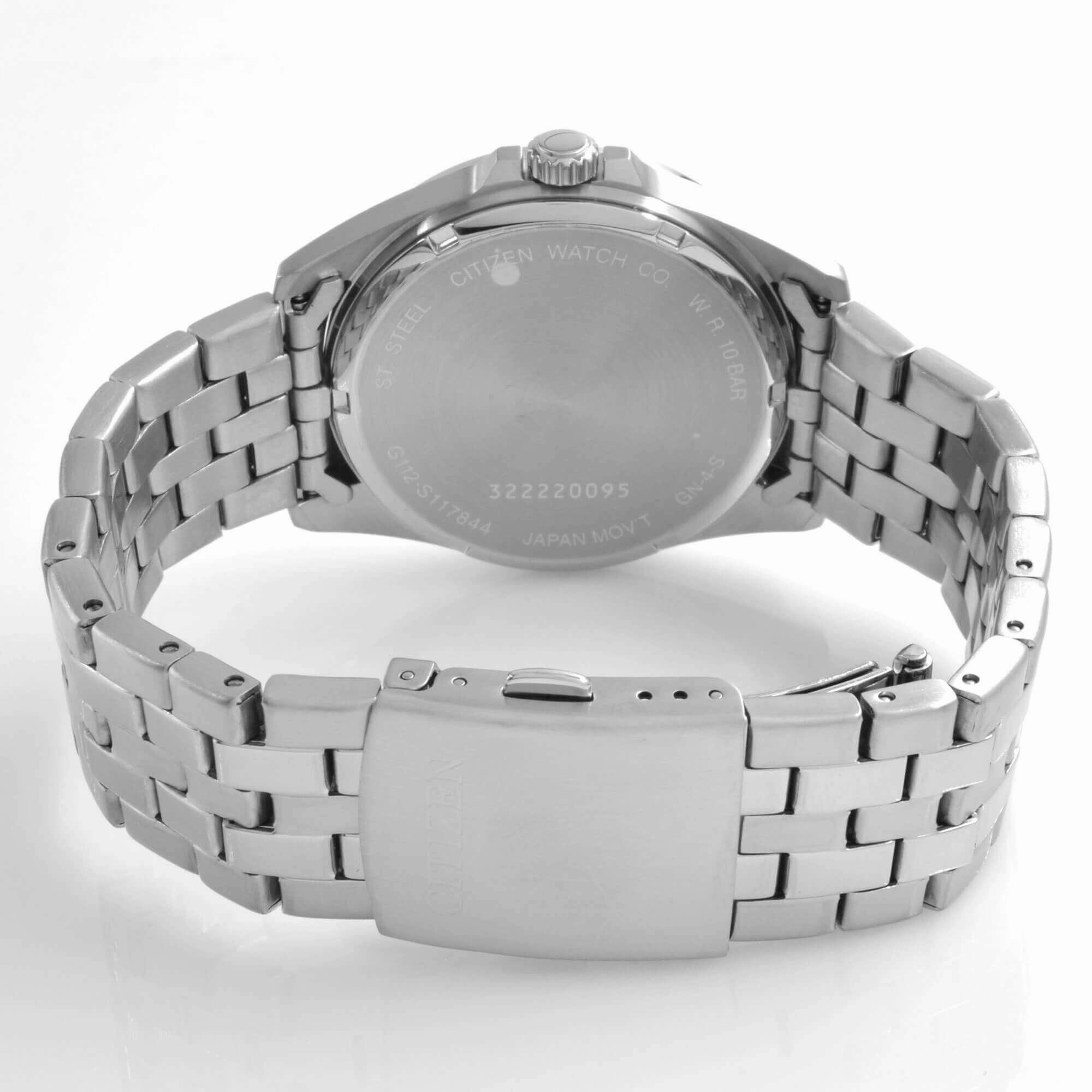 Citizen Men's Watch - Date Display White Dial Stainless Steel Bracelet | BI5051-51A