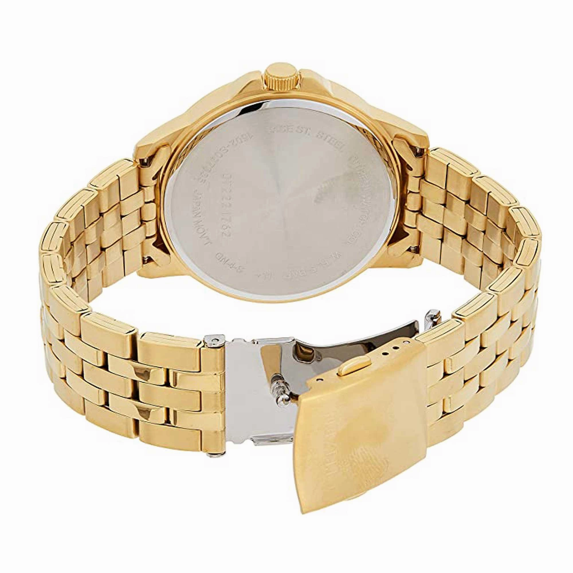 Citizen Men's Watch - Japanese Quartz Gold Dial Yellow Gold Bracelet | BF2013-56P