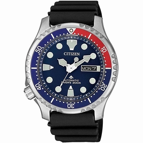 Citizen Men's Watch - Promaster Automatic Power Reserve Black Strap | NY0086-16L