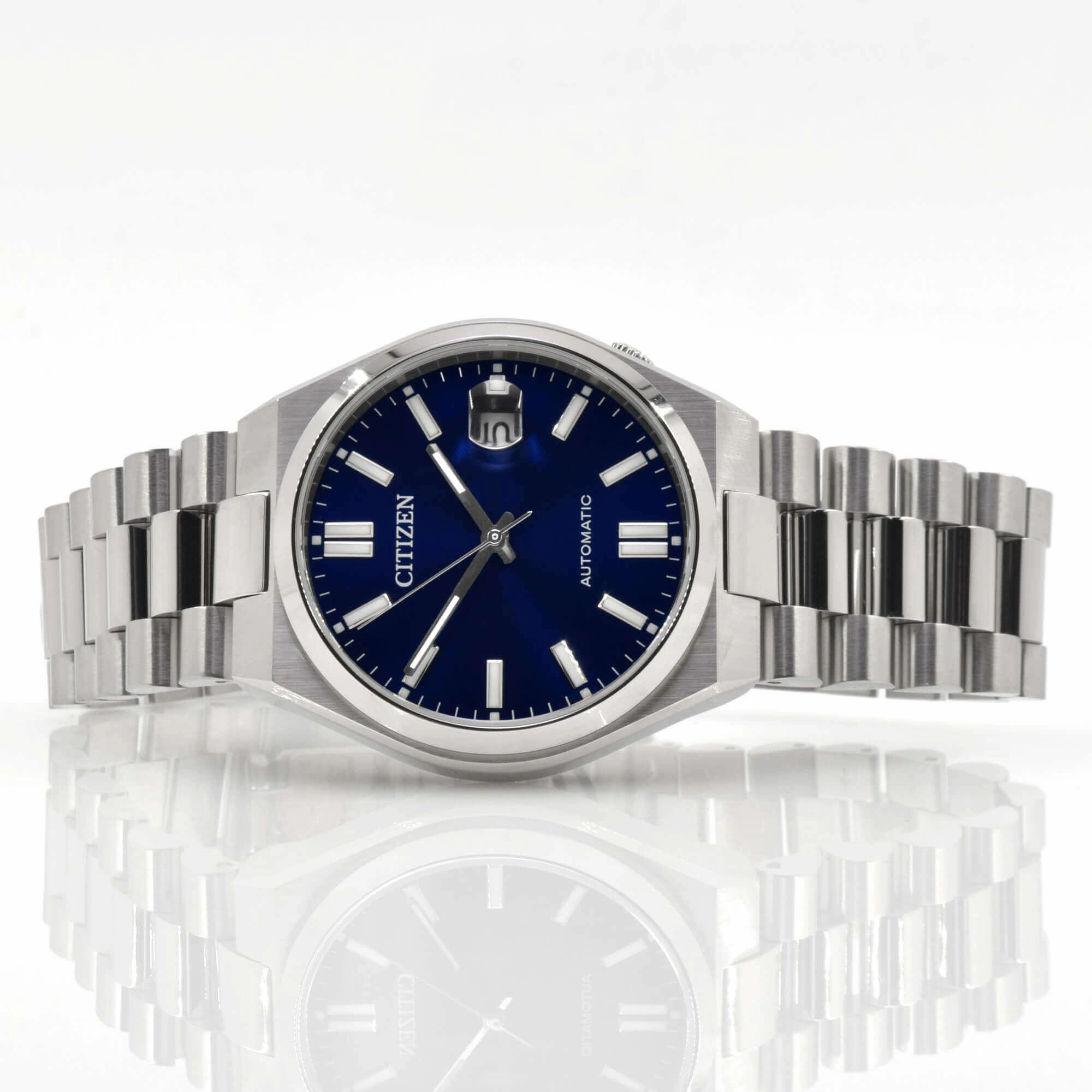 Citizen Men's Watch - Tsuyosa Automatic Date Display Blue Dial Bracelet | NJ0150-56L