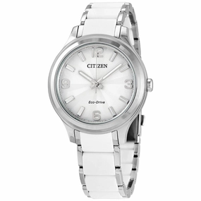 Citizen Women's Eco Drive Watch - Drive Silver Tone Bracelet | FE7070-52A