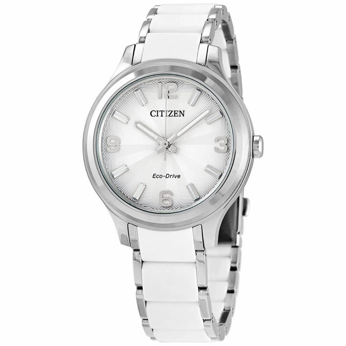 Citizen Women's Eco Drive Watch - Drive Silver Tone Bracelet | FE7070-52A