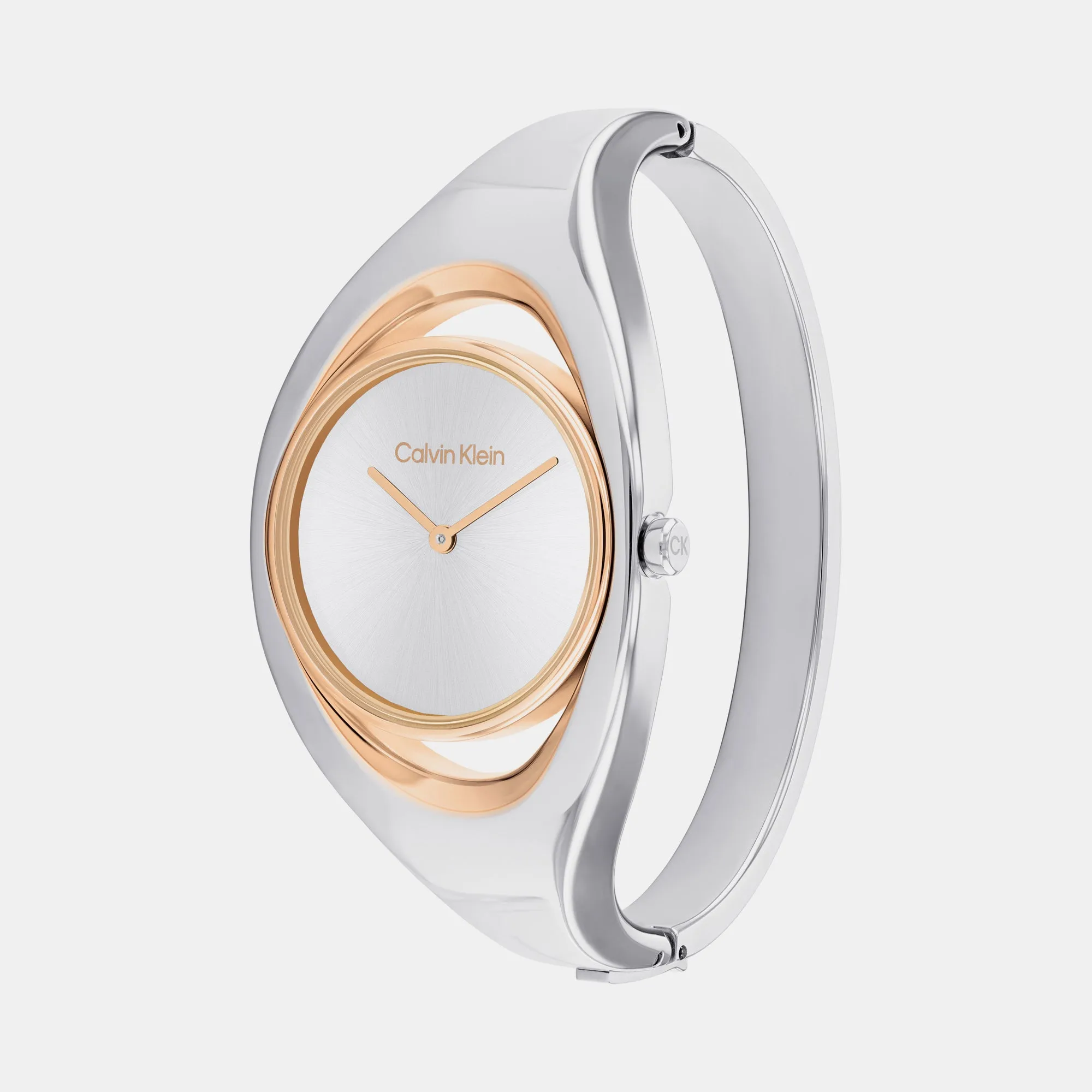 Ck Elation Women's Silver Analog Stainless Steel Watch 25200424
