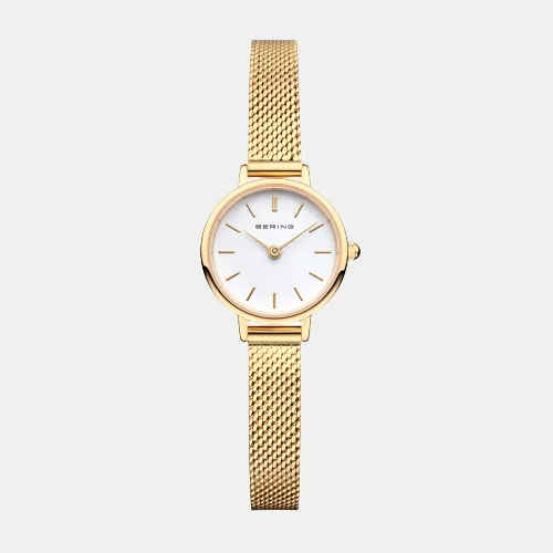 Classic Women's White Stainless Steel Watch 11022-334