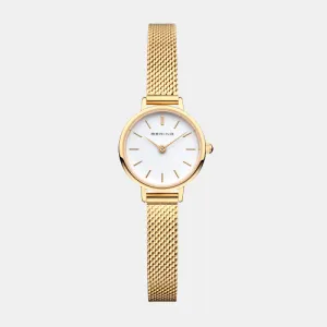 Classic Women's White Stainless Steel Watch 11022-334