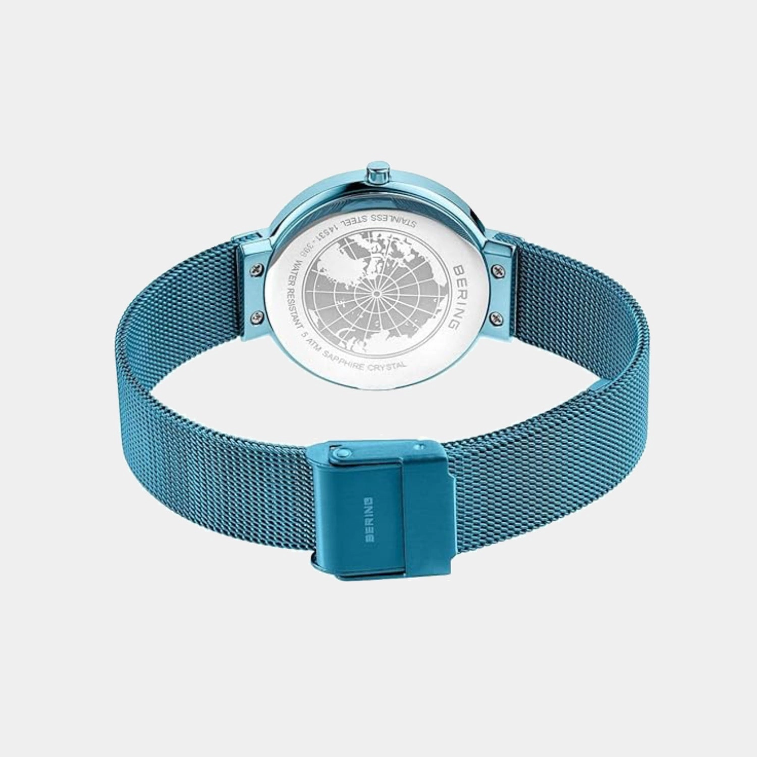 Classic Women Blue Dial Analog Stainless Steel Watch 14531-388