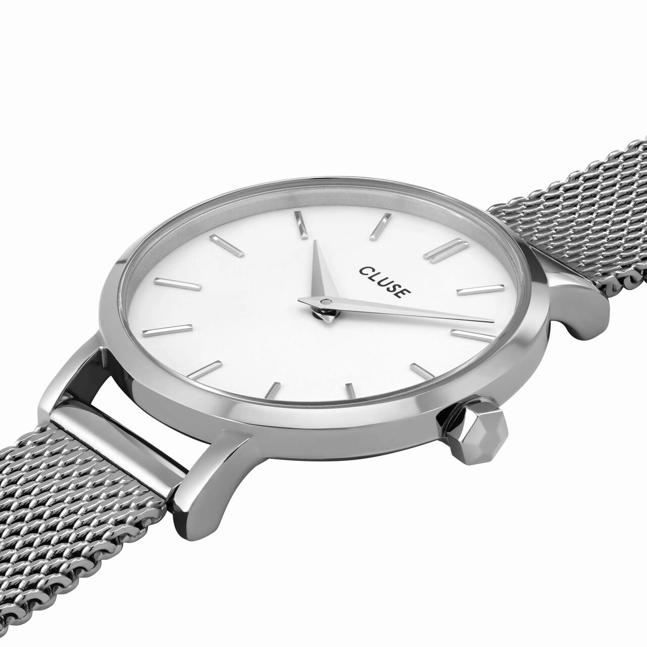CLUSE Boho Chic Petite Mesh Silver Watch CW0101211007