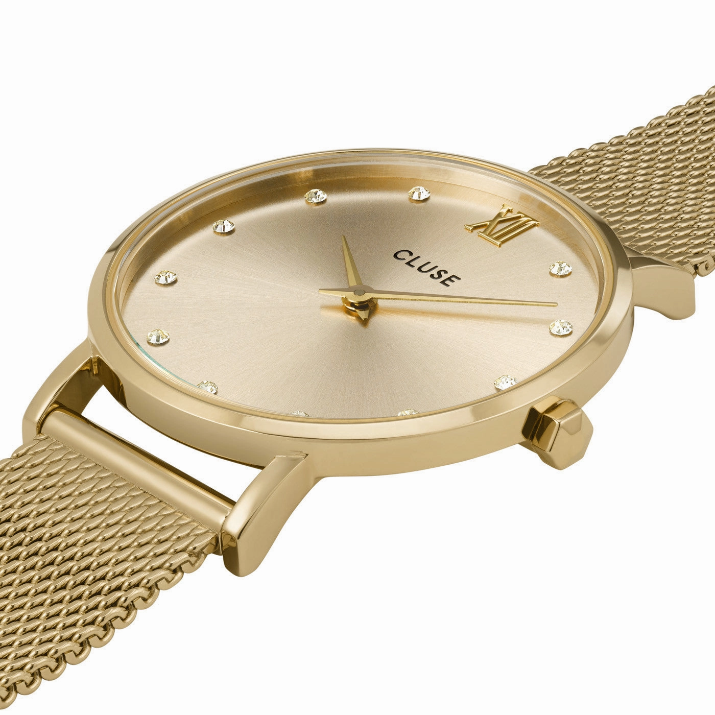 CLUSE Minuit Gold Crystals/Gold Mesh CW10204