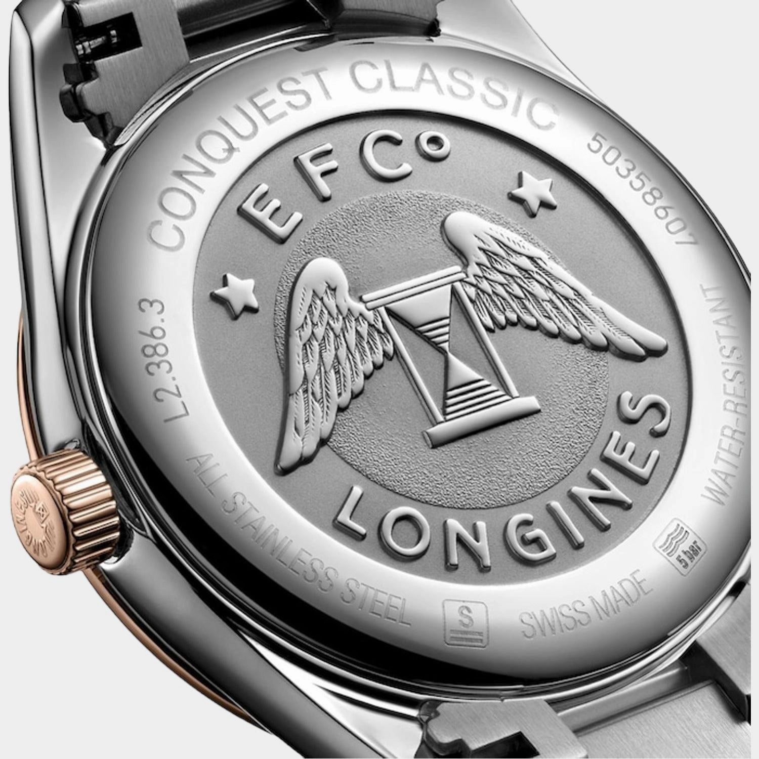 Conquest Classic Women Analog Stainless Steel Watch L23863927