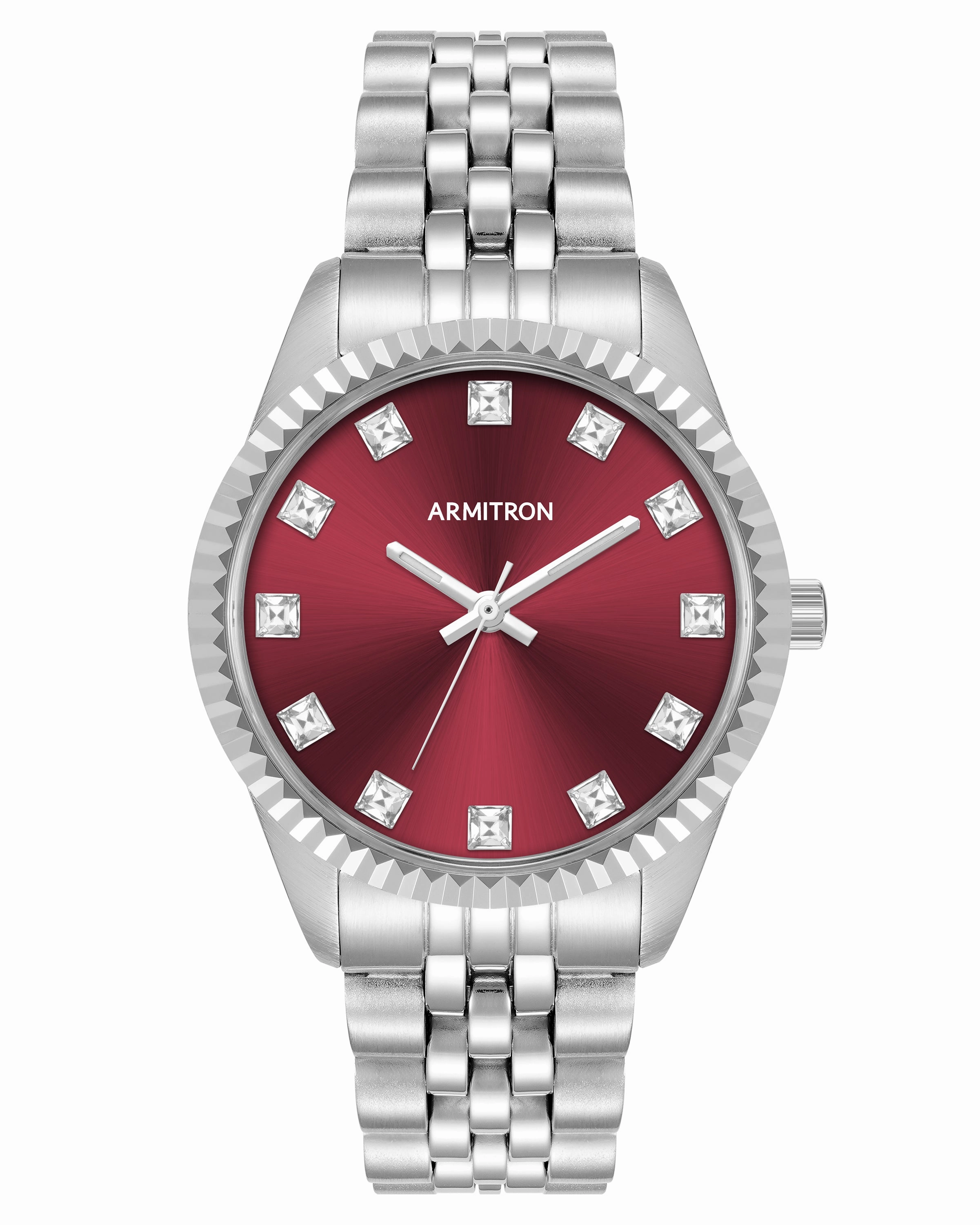 Constance? | 36mm, Burgundy/Silver